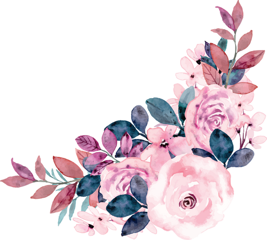 wedding floral watercolor element flower